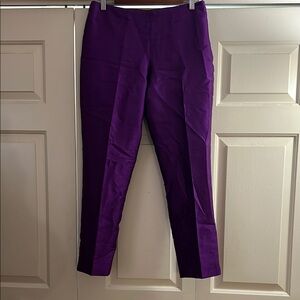 Talbots Vibrant Purple Ankle Pants